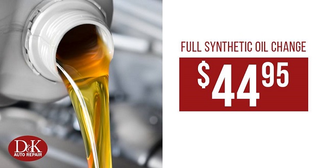 cheap full synthetic oil change near me